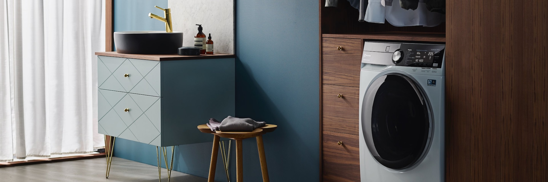 Máquinas de lavar e secar